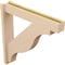 Ekena Millwork 5 1/2-in W x 30-in D x 30-in H Funston Block Rough Cedar Woodgrain TimberThane Outlooker, Primed Tan OUTUR055X30X30FST44RCPR - alternate 4